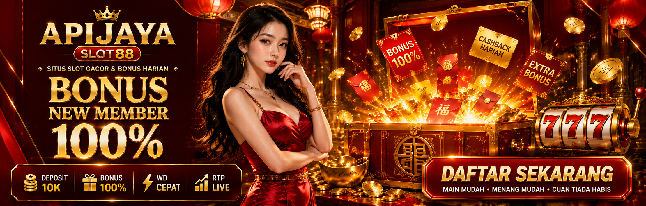APIJAYA Bonus New Member 100% SLOT88